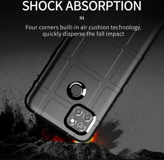Motorola Moto G9 Power Hoesje Shock Proof Rugged Shield Zwart afbeelding 6