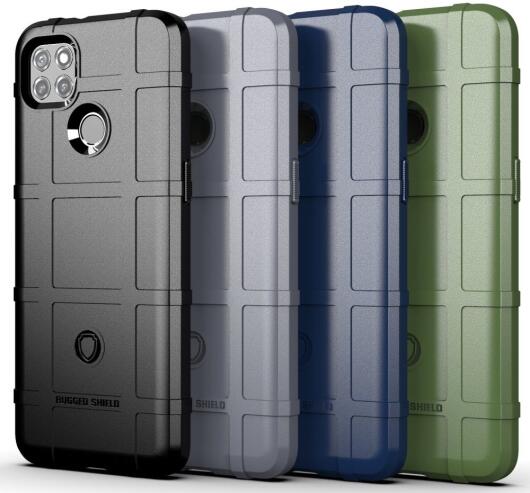Motorola Moto G9 Power Hoesje Shock Proof Rugged Shield Zwart afbeelding 2