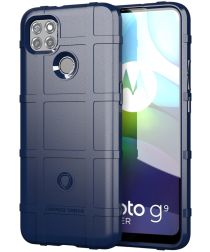 Motorola Moto G9 Power Hoesje Shock Proof Rugged Shield Blauw
