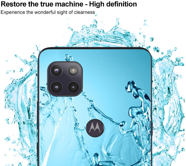 IMAK UX-5 Motorola Moto G 5G Hoesje Flexibel en Dun TPU Transparant afbeelding 5