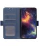 Motorola Moto G 5G Book Case Hoesje Book Case Retro Wallet Blauw
