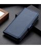 Motorola Moto G 5G Book Case Hoesje Book Case Retro Wallet Blauw