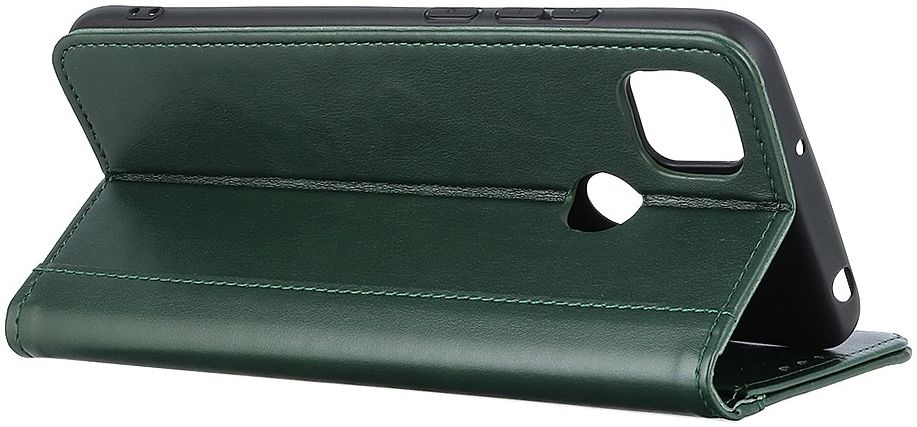 Motorola Moto G 5G (2020) Hoesje Portemonnee Kunstleer Book Case Groen afbeelding 8
