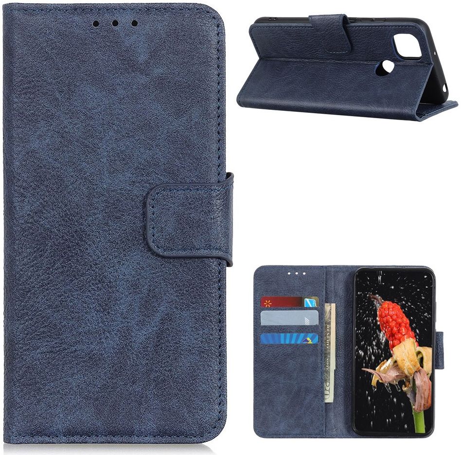 Motorola Moto G 5G Hoesje Portemonnee Book Case Blauw afbeelding 4