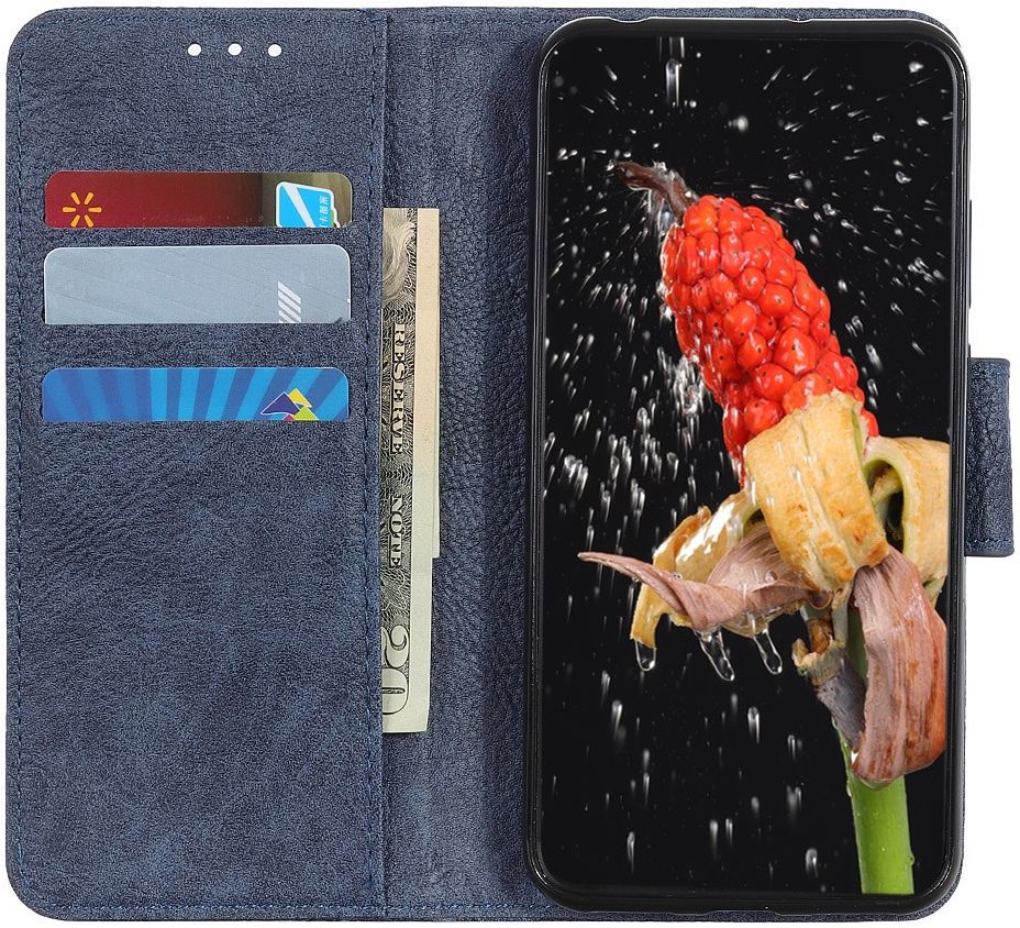 Motorola Moto G 5G Hoesje Portemonnee Book Case Blauw afbeelding 1