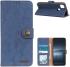 Motorola Moto G 5G (2020) Hoesje Portemonnee met Drukknoop Sluiting Blauw afbeelding 3