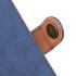Motorola Moto G 5G (2020) Hoesje Portemonnee met Drukknoop Sluiting Blauw afbeelding 6