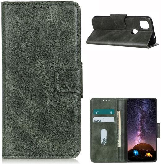 Motorola Moto G 5G (2020) Hoesje Wallet Book Case Groen afbeelding 4
