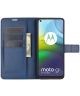 Motorola Moto G9 Power Portemonnee Bookcase Hoesje Blauw