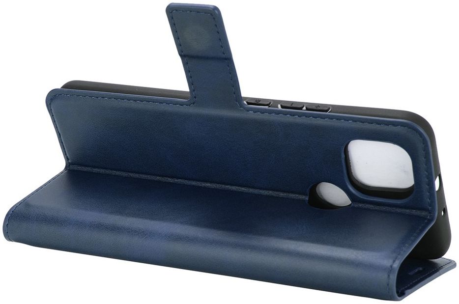 Motorola Moto G9 Power Portemonnee Bookcase Hoesje Blauw afbeelding 6