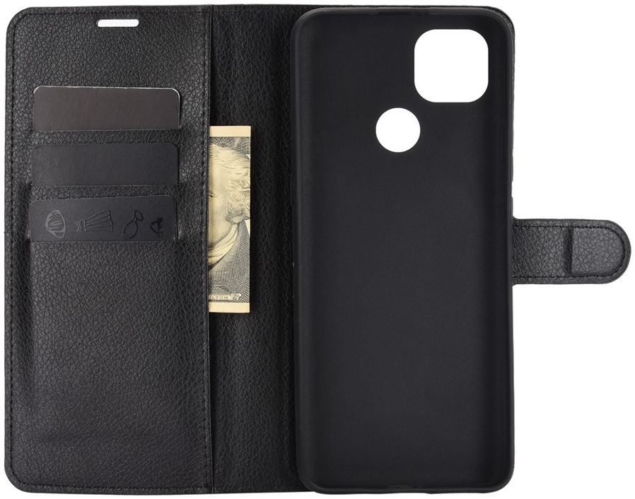 Motorola Moto G9 Power Hoesje Portemonnee Book Case Zwart afbeelding 5