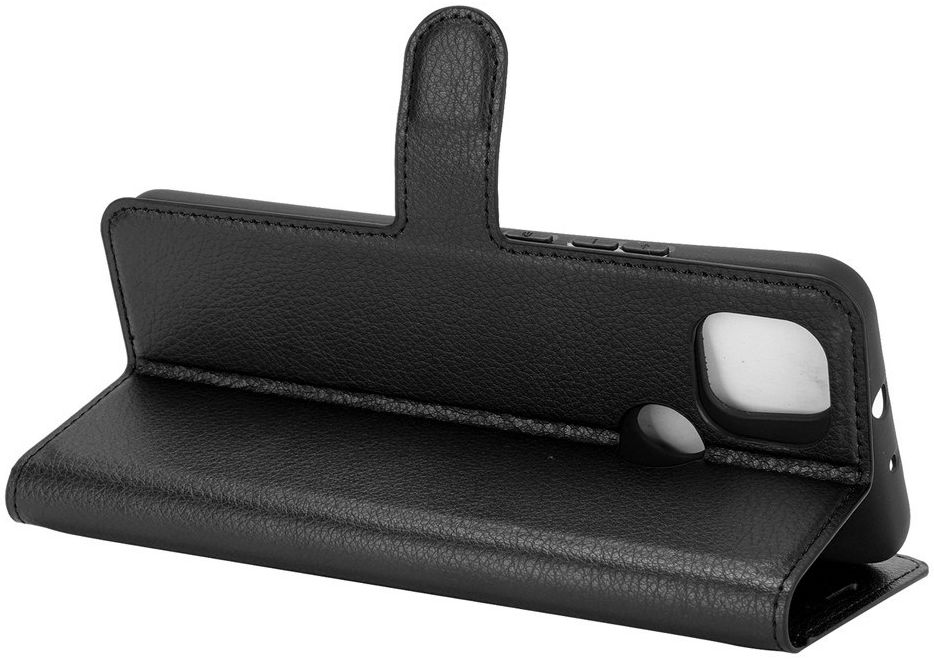 Motorola Moto G9 Power Hoesje Portemonnee Book Case Zwart afbeelding 6
