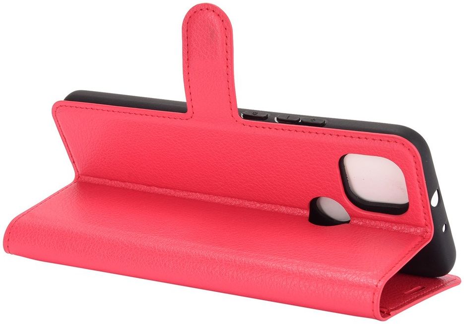 Motorola Moto G9 Power Hoesje Portemonnee Book Case Rood afbeelding 6