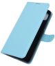 Motorola Moto G9 Power Hoesje Portemonnee Book Case Blauw