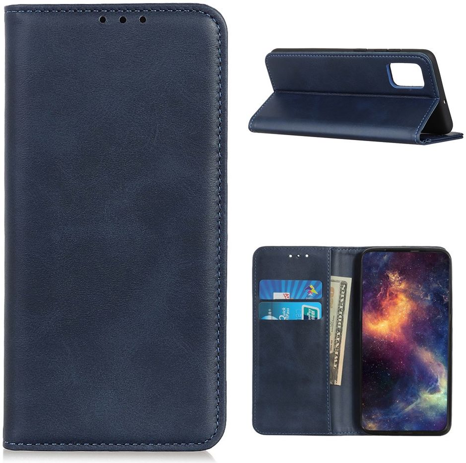 Xiaomi Poco M3 Hoesje Portemonnee Splitleer Book Case Blauw afbeelding 6