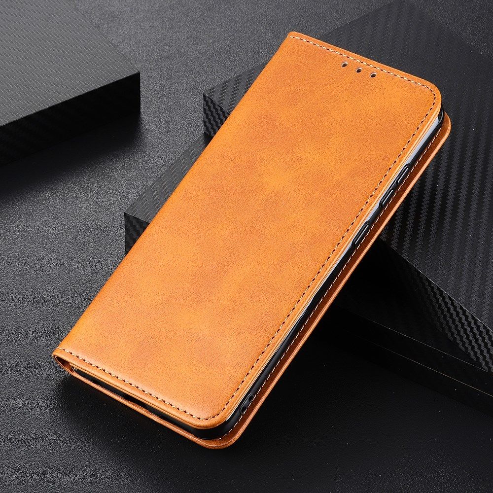 Xiaomi Poco M3 Hoesje Portemonnee Splitleer Book Case Bruin afbeelding 3