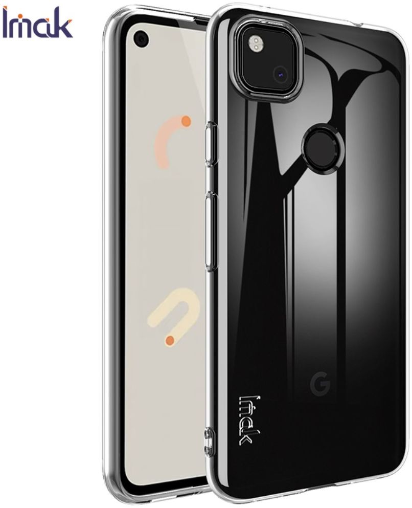 IMAK UX-5 Series Google Pixel 4A Hoesje Flexibel Dun TPU Transparant afbeelding 3