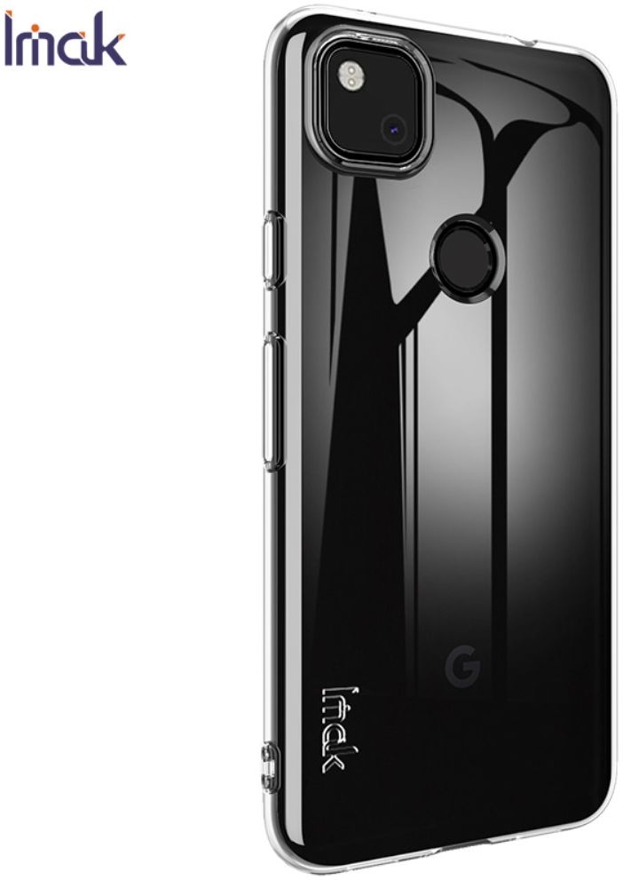 IMAK UX-5 Series Google Pixel 4A Hoesje Flexibel Dun TPU Transparant afbeelding 4