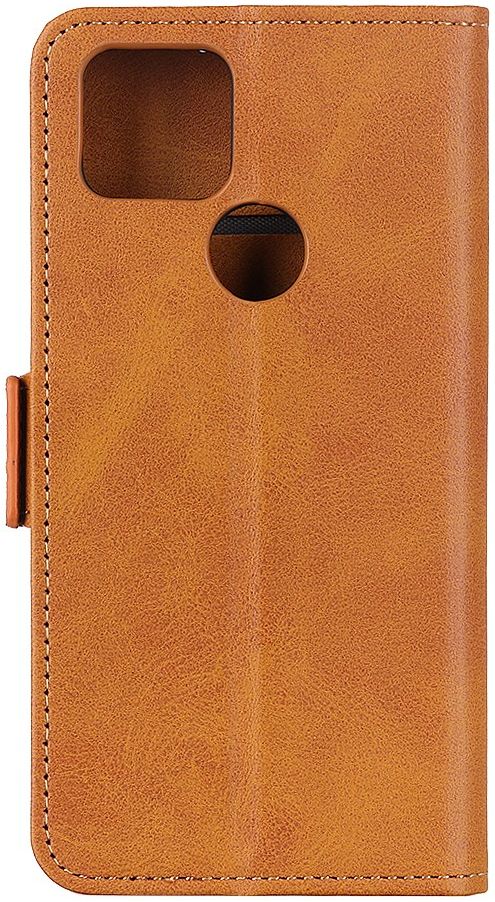 Google Pixel 4A Portemonnee Bookcase Hoesje Kunstleer Bruin afbeelding 2
