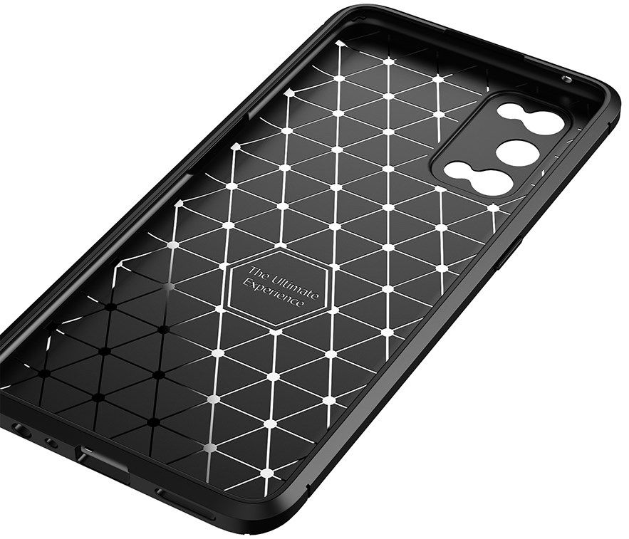 Realme 7 Pro Hoesje Siliconen Carbon TPU Back Cover Zwart afbeelding 7