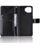 Oppo A73 5G Hoesje Wallet Book Case Zwart