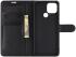 Oppo A15 Litchi Skin Portemonnee Hoesje Book Case Zwart afbeelding 4
