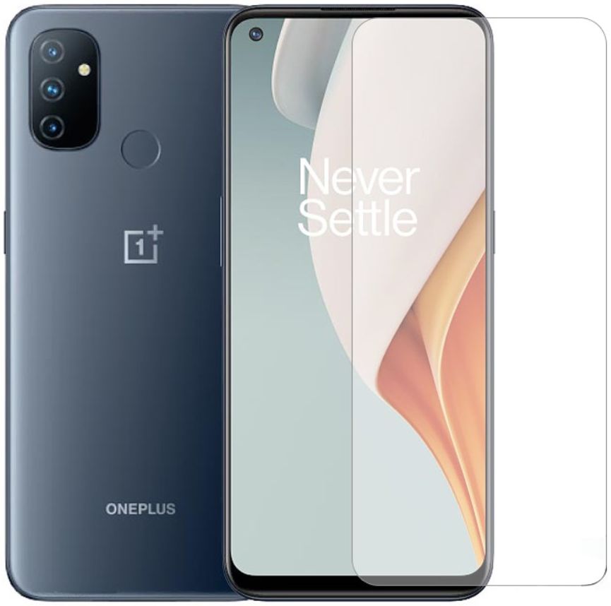 OnePlus Nord N100 0.3mm Arc Edge Tempered Glass Screenprotector afbeelding 1