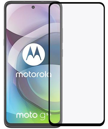 Motorola Moto G 5G Screenprotector 2.5D Arc Edge Tempered Glass Zwart Screen Protectors