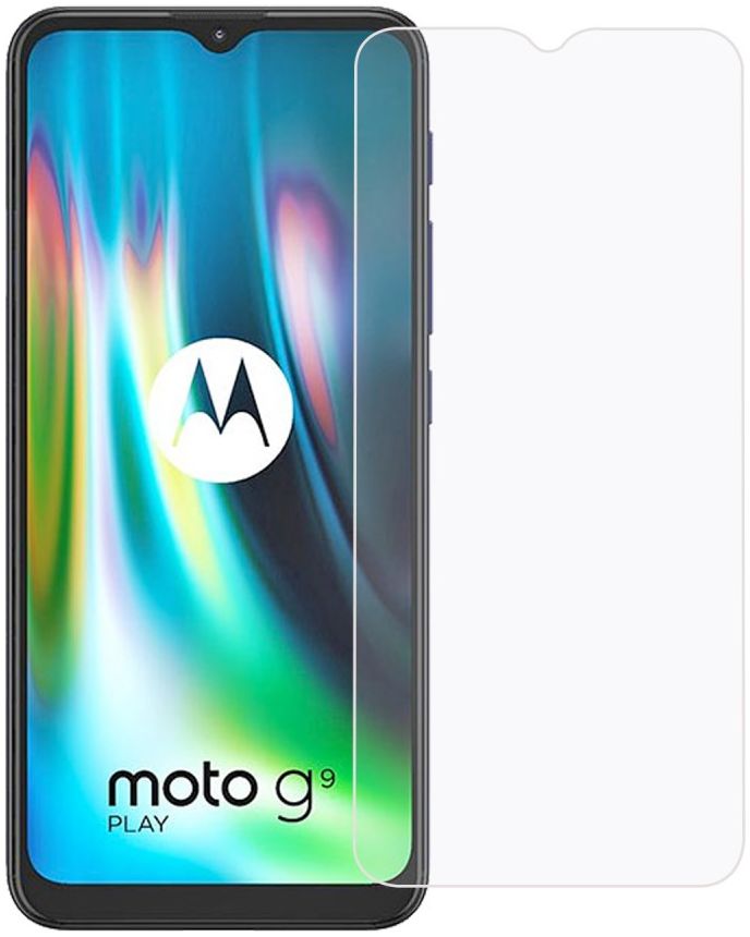 Motorola Moto G9 Play Screenprotector 2.5D Arc Edge Tempered Glass afbeelding 1