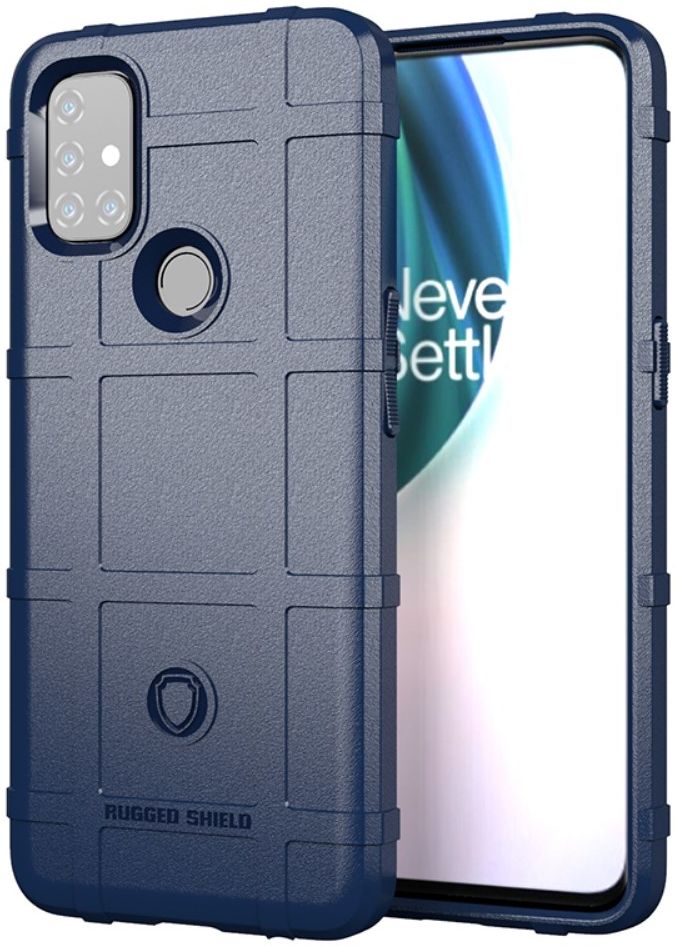 OnePlus Nord N10 Hoesje Shock Proof Rugged Shield Blauw afbeelding 1