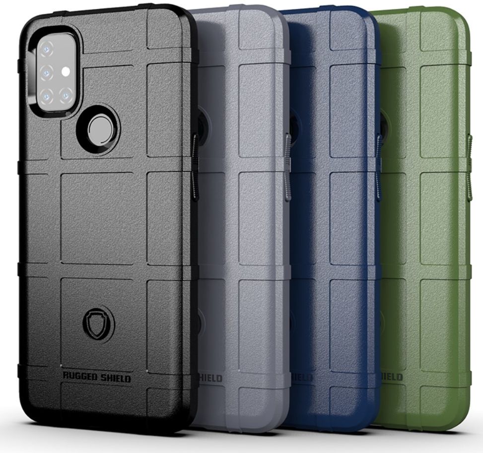 OnePlus Nord N10 Hoesje Shock Proof Rugged Shield Blauw afbeelding 2