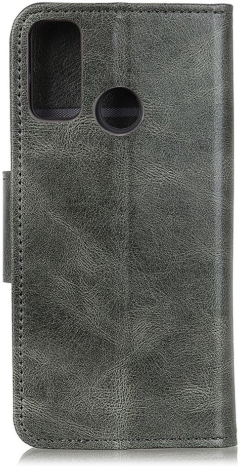 OnePlus Nord N100 Hoesje Portemonnee Crazy Horse Book Case Groen afbeelding 4