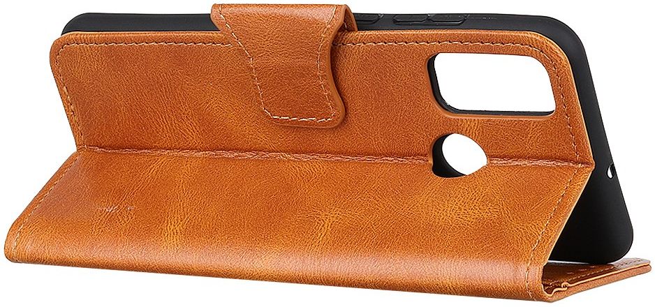 OnePlus Nord N100 Hoesje Portemonnee Crazy Horse Book Case Bruin afbeelding 5