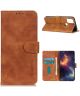 OnePlus Nord N10 Hoesje Retro Wallet Book Case Bruin