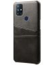 OnePlus Nord N10 Hoesje Back Cover met Kaarthouder Zwart