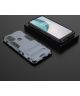 OnePlus Nord N10 Hoesje Shock Proof Back Cover Met Kickstand Blauw