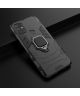 OnePlus Nord N10 Hoesje met Ring Kickstand Zwart
