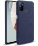OnePlus Nord N100 Hoesje Stoffen Back Cover Blauw