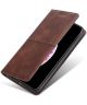 OnePlus Nord N10 Hoesje Portemonnee Book Case Bruin
