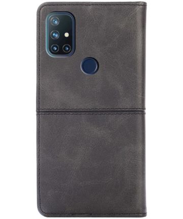 OnePlus Nord N10 Hoesje Portemonnee Book Case Zwart Hoesjes