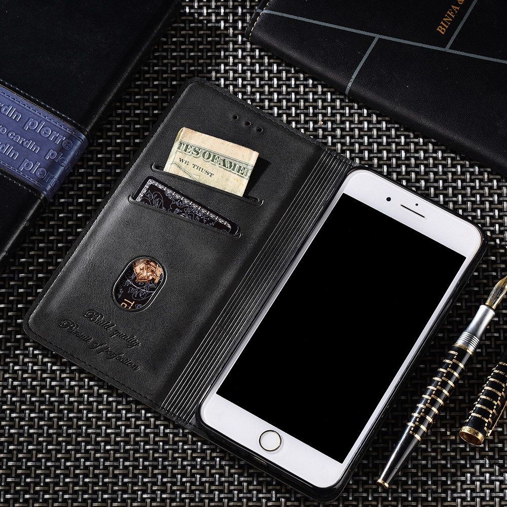 OnePlus Nord N10 Hoesje Portemonnee Book Case Zwart afbeelding 3