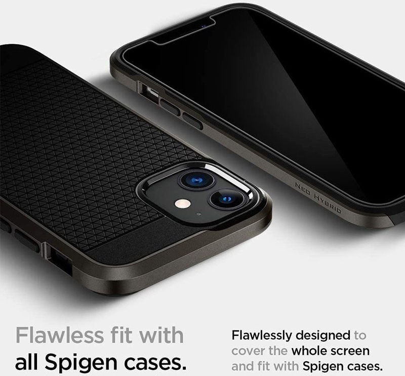 Spigen Glas.tR Apple iPhone 12 / 12 Pro Privacy Glass Screen Protector afbeelding 2