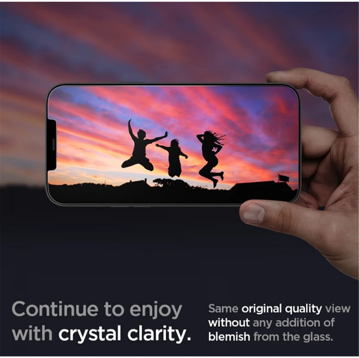 Spigen Glas.tR Apple iPhone 12 / 12 Pro Privacy Glass Screen Protector afbeelding 5