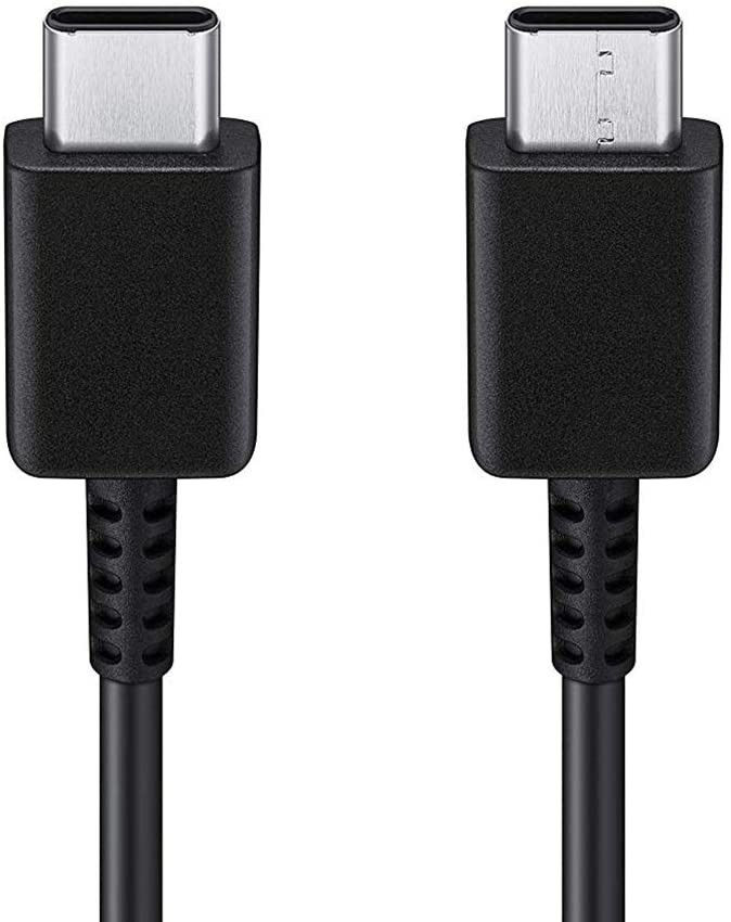 Originele Samsung USB-C naar USB-C Kabel 1.0 Meter Zwart afbeelding 2