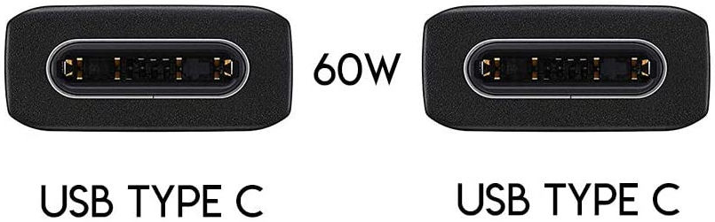 Originele Samsung USB-C naar USB-C Kabel 1.0 Meter Zwart afbeelding 3