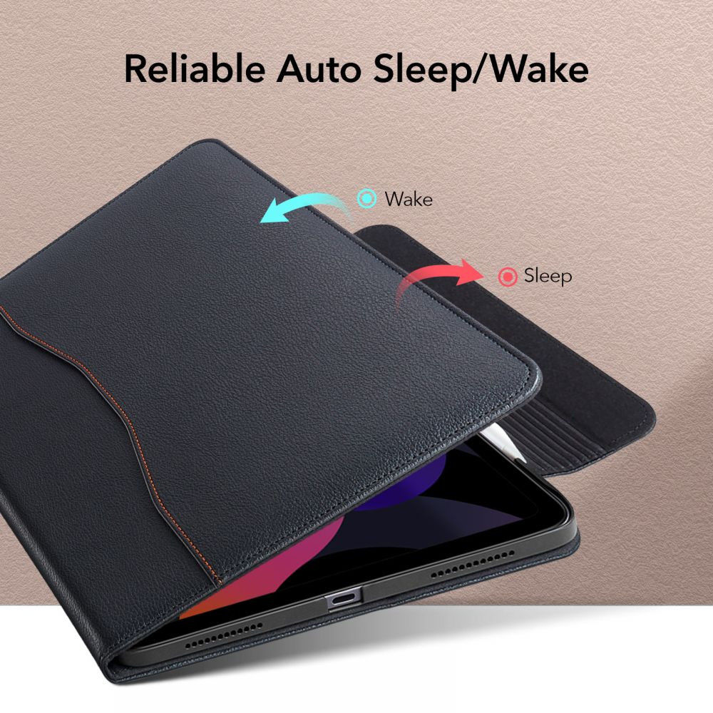 ESR Business Apple iPad Air 2020 Hoes Tri-Fold Book Case Zwart afbeelding 6