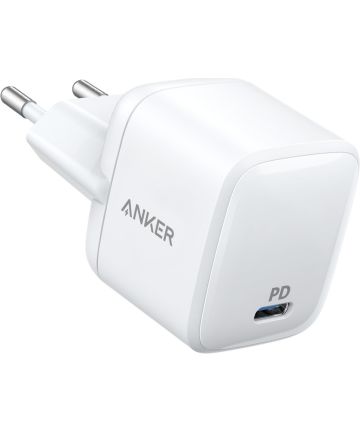 Anker PowerPort Atom USB-C Snellader 30W met Power Delivery Wit Opladers