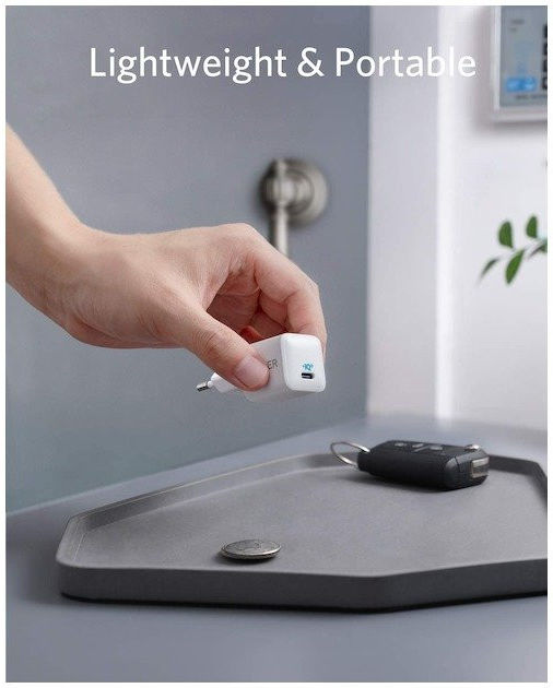 Anker PowerPort 3 18W USB-C Lader Wit afbeelding 3