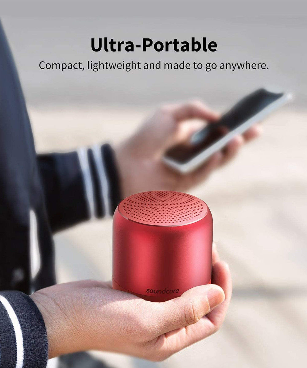 Anker Soundcore Mini 2 IPX7 Waterdichte Bluetooth Speaker Rood afbeelding 7