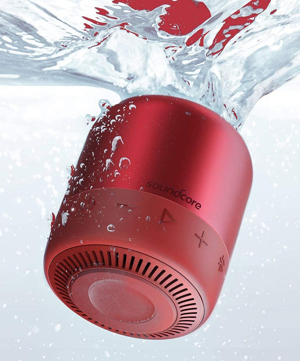 Anker Soundcore Mini 2 IPX7 Waterdichte Bluetooth Speaker Rood afbeelding 2